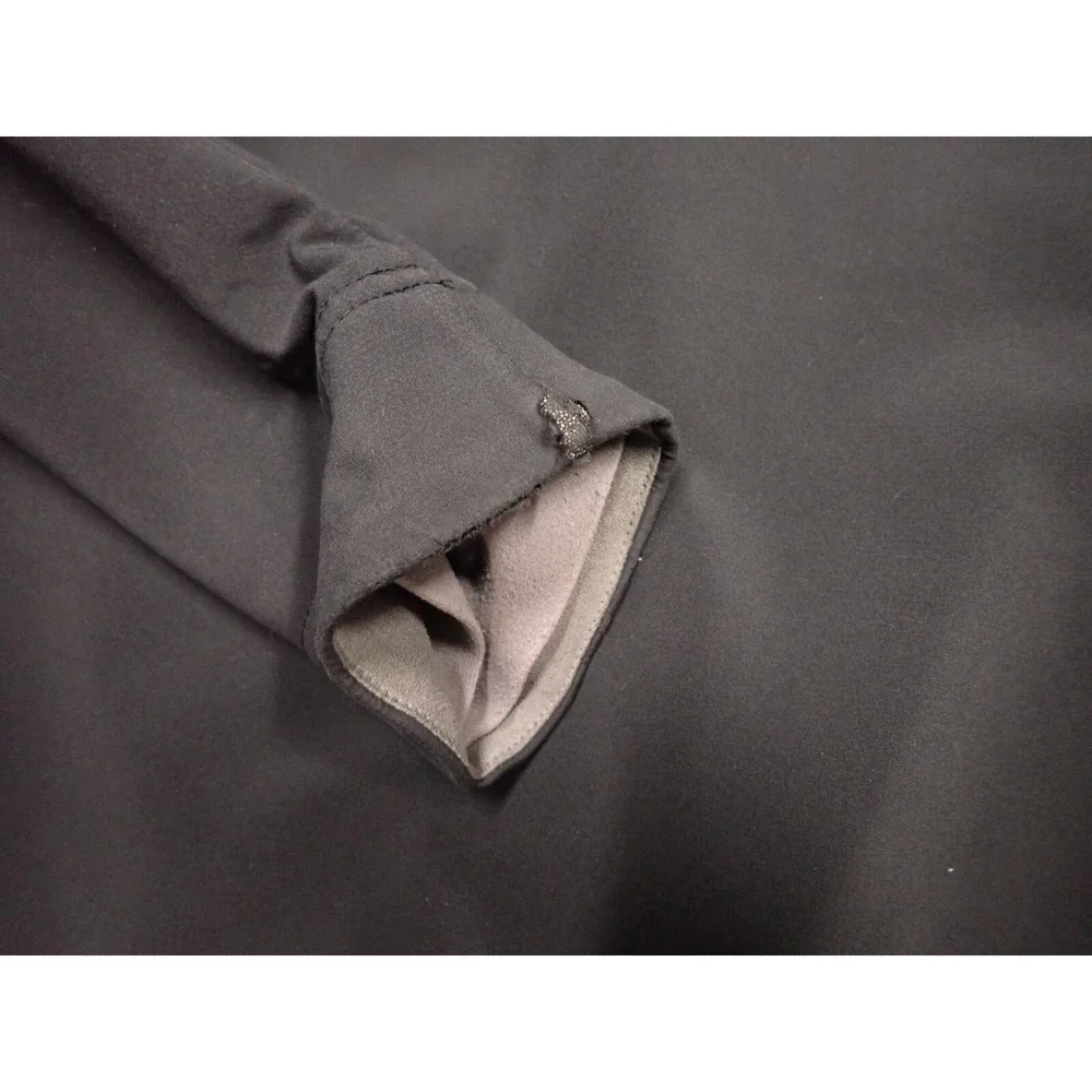 The North Face Apex Jacket Men XL Black Excellent Softshell Full Zip Windbreaker